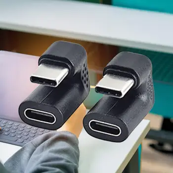 U-образный Адаптер-Конвертер USB 3.1 Type C с Углом наклона 360 ° От Мужчины к женщине к Micro USB OTG USB-C Для Huawei Samsung Xiaomi