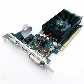 GT730 2 ГБ DDR3 Высокопроизводительная компьютерная игровая видеокарта с охлаждающим вентилятором малошумящая видеокарта памяти