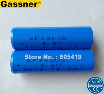 100% Абсолютно новые неперезаряжаемые ER14505 LS14505 AA размер 3,6 В Li-SOCI2 литиевые батареи для Электрических Гаражных Ворот