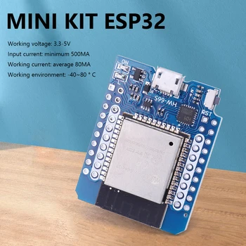 МИНИ-КОМПЛЕКТ ESP32 Модуль WiFi Bluetooth-Совместимый Двухъядерный Процессор CP2104/CH9102 Плата разработки 3.3-5V Беспроводной Электронный модуль