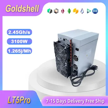 Подержанный/новый Goldshell LT5Pro с высоким профилем 2.45GH и 3100W для майнинга Litecoin и Dogecoin Бесплатная доставка