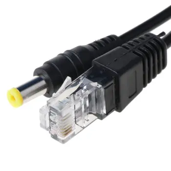 Комплект кабелей-адаптеров для инжектора RJ45 POE Splitter пассивного питания по Ethernet 12-48 В XXUC