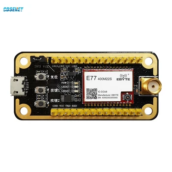 CDSENT 433 МГц Комплект Платы Для Тестирования Разработки Для E77-400M22S E77-400MBL-01 Предварительно припаянный Модуль LoRa С Интерфейсом USB С Антенной
