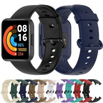 Для смарт-часов Xiaomi Redmi Watch 2 Lite Оригинальный ремешок силиконовый ремешок для часов спортивный браслет сменный ремешок браслет ремешок