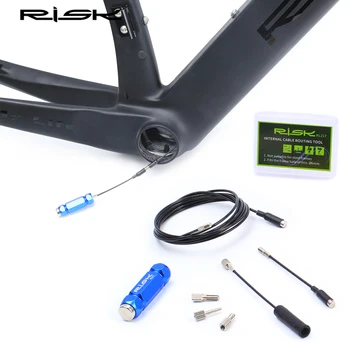 Инструмент для ремонта внутренних проводов для шоссейного велосипеда RISK MTB, Гидравлическая Направляющая, Магнит, Аксессуары для велосипеда, Защитная трубка для Шумоподавления
