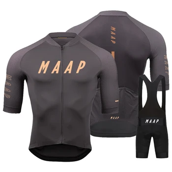 Ropa de ciclismo 2023 MAAP Новое Поступление Летняя Мужская Велосипедная Рубашка С Коротким Рукавом Triathlon Team MTB Mountain Race Велосипедная одежда