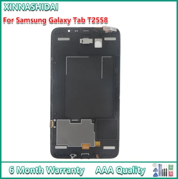 Новый ЖК-дисплей Samsung Galaxy T2558, ЖК-дисплей, сенсорный экран, дигитайзер в сборе, замена на рамку