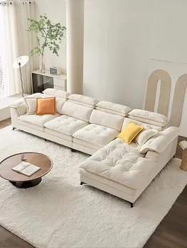 Тканевый диван Nordic technology из натурального дерева выполнен в современном стиле с использованием кошачьих когтей высокого ранга.