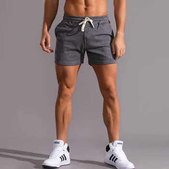 Мужские летние шорты Повседневные хлопчатобумажные шорты Homme Оверсайз Баскетбольные шорты Спортивные шорты для фитнеса Спортивные штаны для бега Мужская одежда