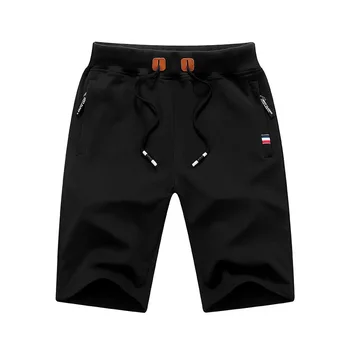 2023 Новые летние мужские шорты Спортивные хлопчатобумажные повседневные короткие бермуды Мужские пляжные брюки