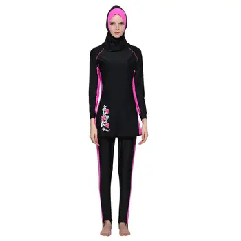 Скромные мусульманские купальники, хиджаб, мусульманские женщины, исламская одежда для плавания, купальник, одежда для серфинга, спортивные буркини