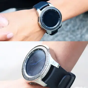Ударопрочный чехол из ТПУ с электронной рамкой для Samsung Galaxy Watch 42/46 мм