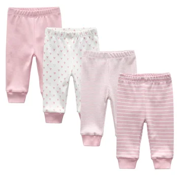 Осенние детские леггинсы 3/4 в упаковке, штаны для новорожденных, хлопковые детские брюки, детские брюки для мальчиков 0-12 м, одежда для мальчиков