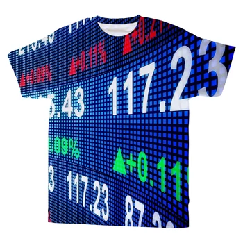 Забавная футболка большого размера для мужчин y2k clothes performance green Wealth data С принтом harajuku, Повседневные шорты с коротким рукавом, Мужская футболка