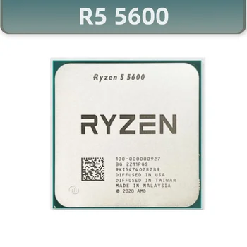 Процессор Новый R5 5600 R5 5600 3,5 ГГц 6-ядерный 12-потоковый процессор 7 Нм L3 = 32 М 100-000000927 Сокет AM4 ryzen