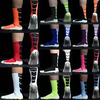 Противоскользящие Носки С Захватом, Футбольные Носки С Мощным Захватом, Дышащие Мужские Спортивные Носки, Один Размер Подходит Всем