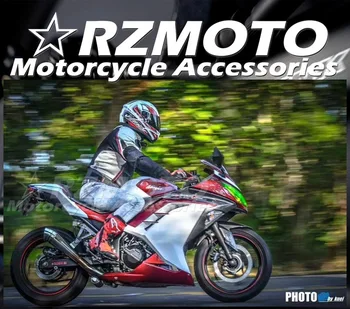 Новые Аксессуары Для Мотоциклов ABS Для Fit Kawasaki Ninja 300 2013-2018 EX300 13-18 Комплект Велосипедных Обтекателей Shell Body Set Красный Белый