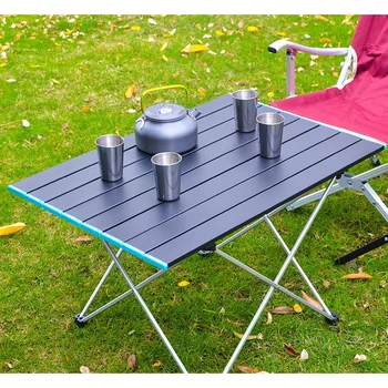 Сверхлегкий складной стол из алюминиевого сплава Походная мебель Столы для пикника Портативный складной стол