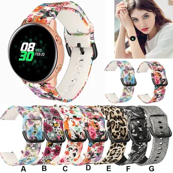 Силиконовый браслет на запястье, высококачественные красочные модные Аксессуары, подходящие для Samsung Galaxy Watch 42 мм/Active 40 мм