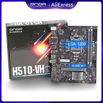 Материнская плата Onda H510 LGA 1200 CPU 10/11 поколения Процессор серии DDR4 Настольная память NVME M.2 двухканальная