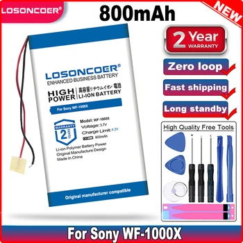 Аккумулятор LOSONCOER WF-1000X 3000mAh Для Гарнитуры Sony WF-1000X с 2 Линиями Питания
