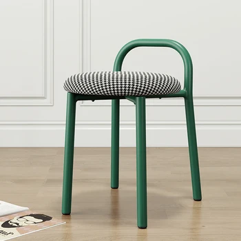 Сверхлегкие зеленые обеденные стулья Пластиковые Банкетные Дешевые Обеденные стулья для ожидания Ужина Минималистичная симпатичная мебель для дома из силлы