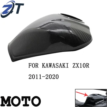 Крышка бака мотоцикла из Углеродного Волокна, Материал ABS, Для Kawasaki ZX10R 2011, 2012, 2013, 2014, 2015, 2016-2020