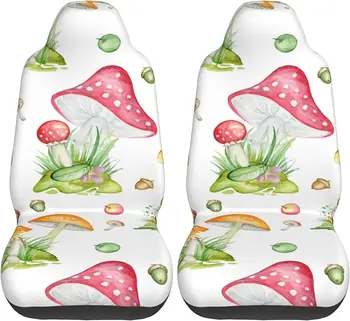 Чехлы для автомобильных сидений Blossoms Mushrooms, чехлы для передних сидений автомобиля, универсальная защита сиденья, 2 шт.