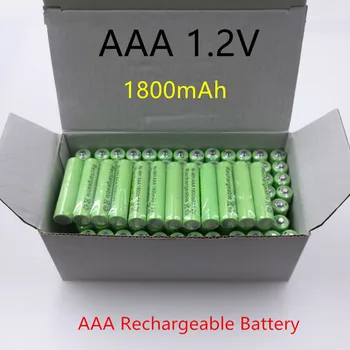 100% Новый AAA 1800mAh Ni-MH 1.2V аккумуляторная батарея AAA battery 3A аккумуляторная батарея Ni-MH battery для камеры игрушки