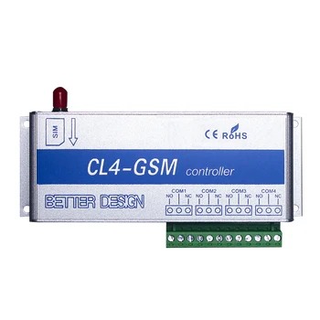 НОВЫЙ штекер США/Великобритании/ЕС с 4 релейными выходами GSM-переключатель SMS-контроллер CL4-GSM для управления светом и бытовой техникой