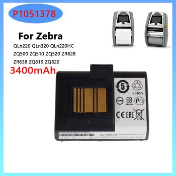 Новая оригинальная Замена Zebra P1051378 P1023901 QLn220 QLn220HC QLn320 ZQ520 ZQ510 аккумулятор для принтера 3400 мАч