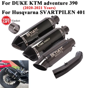 Слипоны Для DUKE KTM adventure 390 Husqvarna SVARTPILEN 401 2020 2021 Мотоцикл GP Выхлопная Труба Глушителя DB Killer
