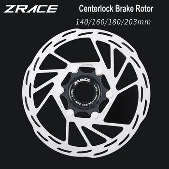 ZRACE Centerlock Rotor MTB Дорожный Велосипед Тепловыделение Охлаждающий Диск Центральный замок 140/160/180/203 мм Центральный замок Ротора дискового тормоза