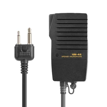 HM-46 Портативный динамик Mic Микрофон PTT 3,5 мм разъем для наушников Для ICOM IC-V8 V82 V85 IC-T2H IC-T7H T8A 2AT E90 W32A Радио