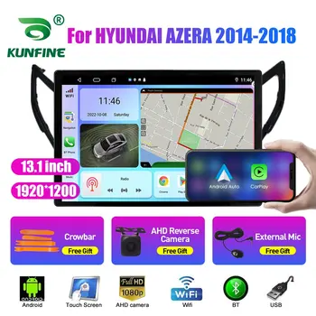 13,1-дюймовый автомобильный радиоприемник для HYUNDAI AZERA 2014 2015-2018 Автомобильный DVD GPS навигация Стерео Carplay 2 Din Центральный мультимедийный Android Auto