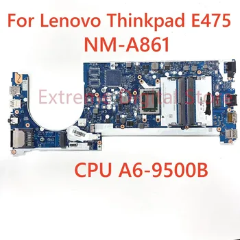Для ноутбука Lenovo Thinkpad E475 материнская плата NM-A861 с процессором A6-9500B Протестирована на 100%, полностью работает