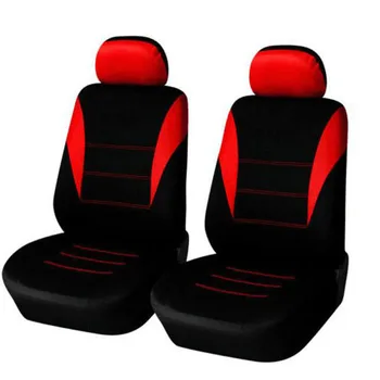 Универсальные чехлы для автомобильных сидений, 2 шт., плоская ткань для передних сидений, ткань, подходящая для аксессуаров для грузовиков и фургонов