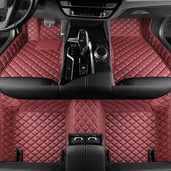 Роскошный Автомобильный коврик на заказ для Audi A6 C8 2018 ~ 2022 (Гарантия 3 года) Аксессуары для интерьера Запасные части Прямая поставка