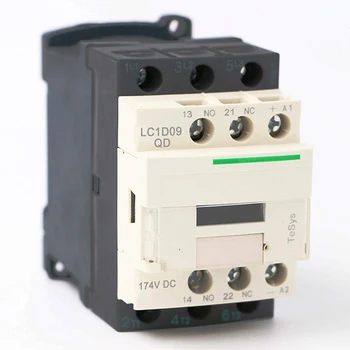 Электрический магнитный контактор постоянного тока LC1D09QD 3P 3NO LC1-D09QD 9A Катушка постоянного тока 174 В