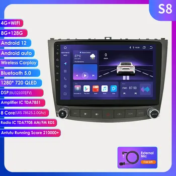 OSSURET 10-Дюймовый Автомобильный Радиоприемник Android для Lexus IS 250 200 300 350 2006-2012 Carplay GPS Навигация Мультимедиа Стерео Wifi AI Voice