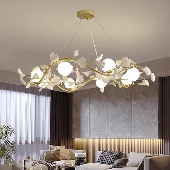 Современная художественная хрустальная светодиодная люстра для гостиной Роскошные Большие подвесные светильники Cristal Домашние кухонные островные светильники