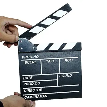 Доска для крепления сцены к режиссерскому видео, Грифельная доска для телефильма, вырезанная из грифельной доски для реквизита