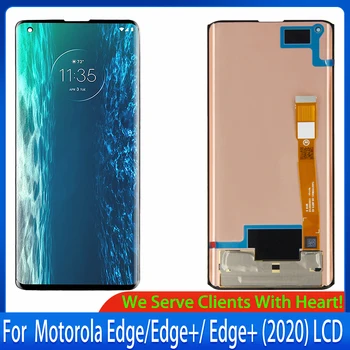 Оригинал для Motorola Moto Edge XT2063-3 LCD Сенсорный экран Дигитайзер Для Moto Edge + XT2061-3 Сенсорный дисплей для Moto Edge + 2020 LCD