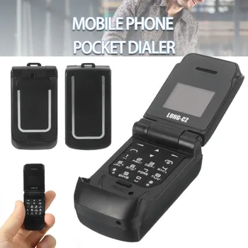1 шт. мини-детский флип-мобильный телефон с OLED-экраном 0,66 дюйма, совместимый с Bluetooth, Беспроводной Номеронабиратель, Поддержка SIM-карты, Сеть GSM